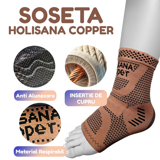 Set 2 Sosete Copper
