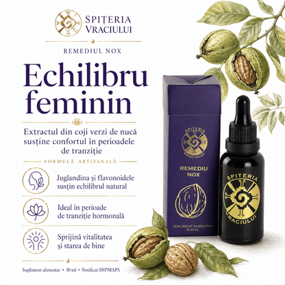 Remediu Natural Tiroidă și Menopauză – NOX Sănătate Feminină | 30ml
