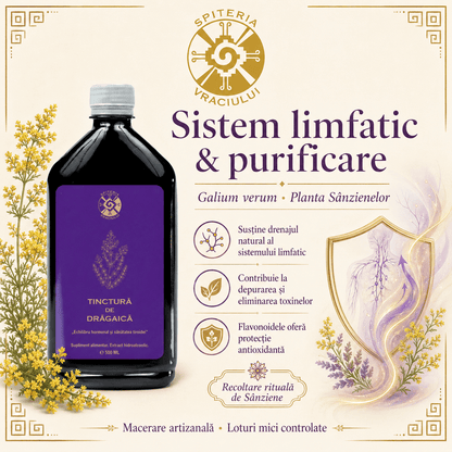 Tinctură de Drăgaică – Echilibru Hormonal și Sănătatea Tiroidei | 500ml
