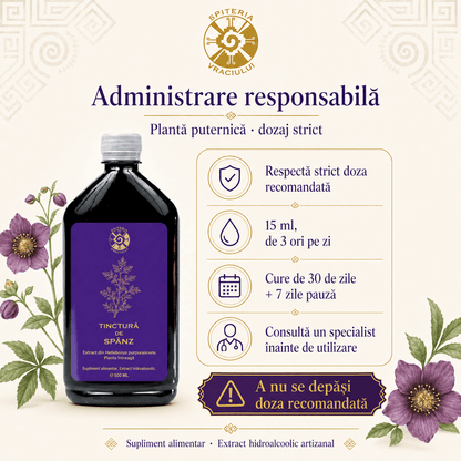 Tinctură de Spânz – Rețetă Străveche pentru Susținerea Organismului | 500ml