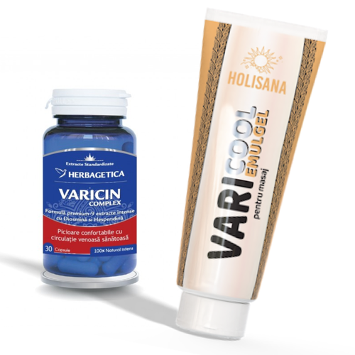Pachetul pentru VARICE ȘI PICIOARE UMFLATE