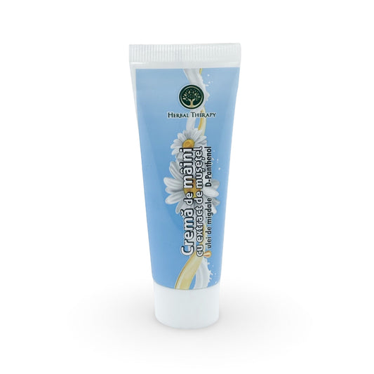 Cremă de Mâini cu Extract de Mușețel și Ulei de Migdale, 50 ml